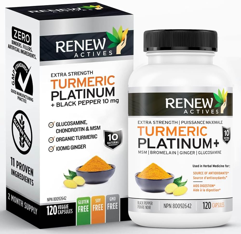 Renew Actives Turmeric Curcumin Supplement
