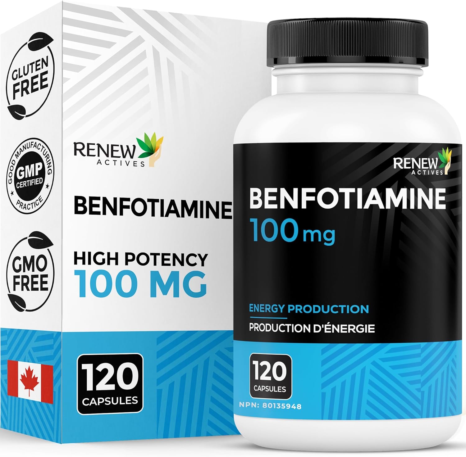 Renew Actives Benfotiamine 100mg