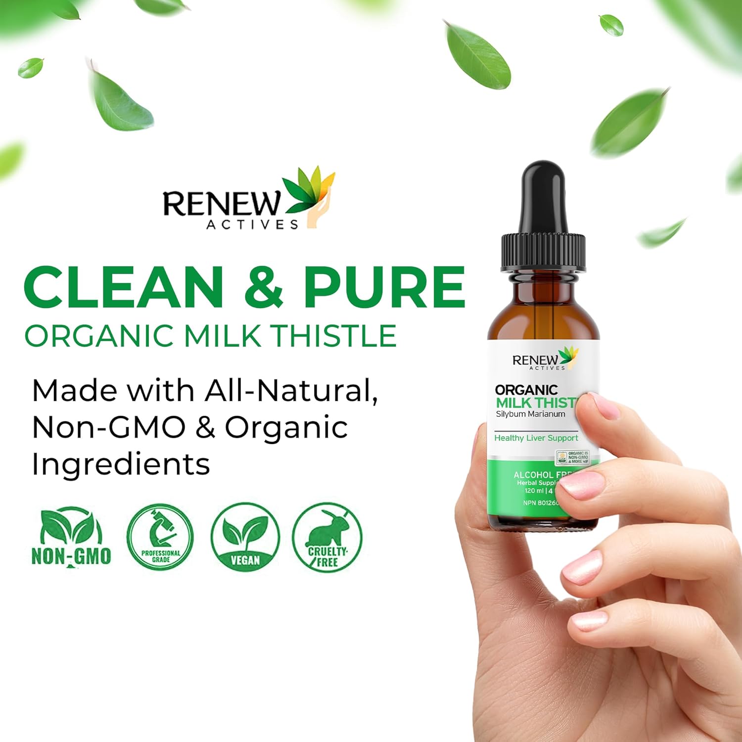 Renew Actives Milk Thistle Liquid Extract