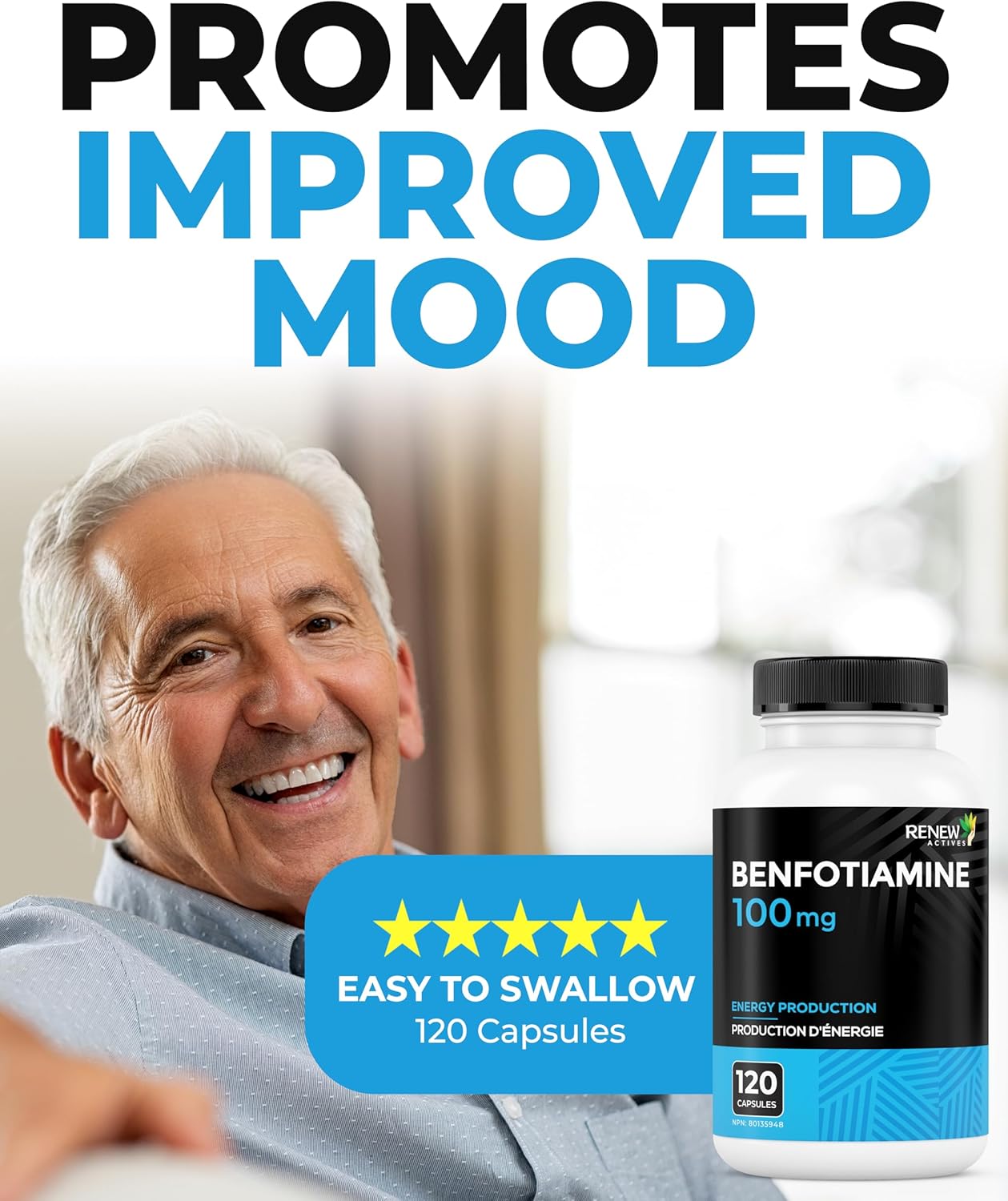 Renew Actives Benfotiamine 100mg