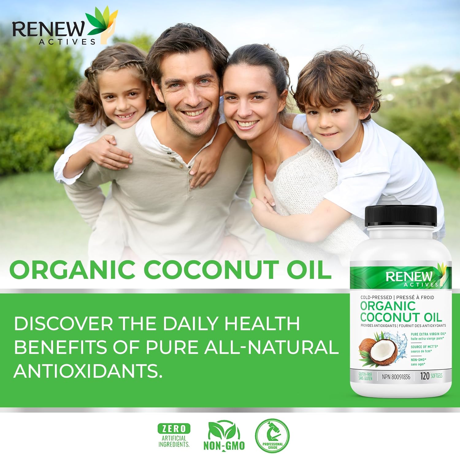 Renew Actives Coconut Oil Capsules