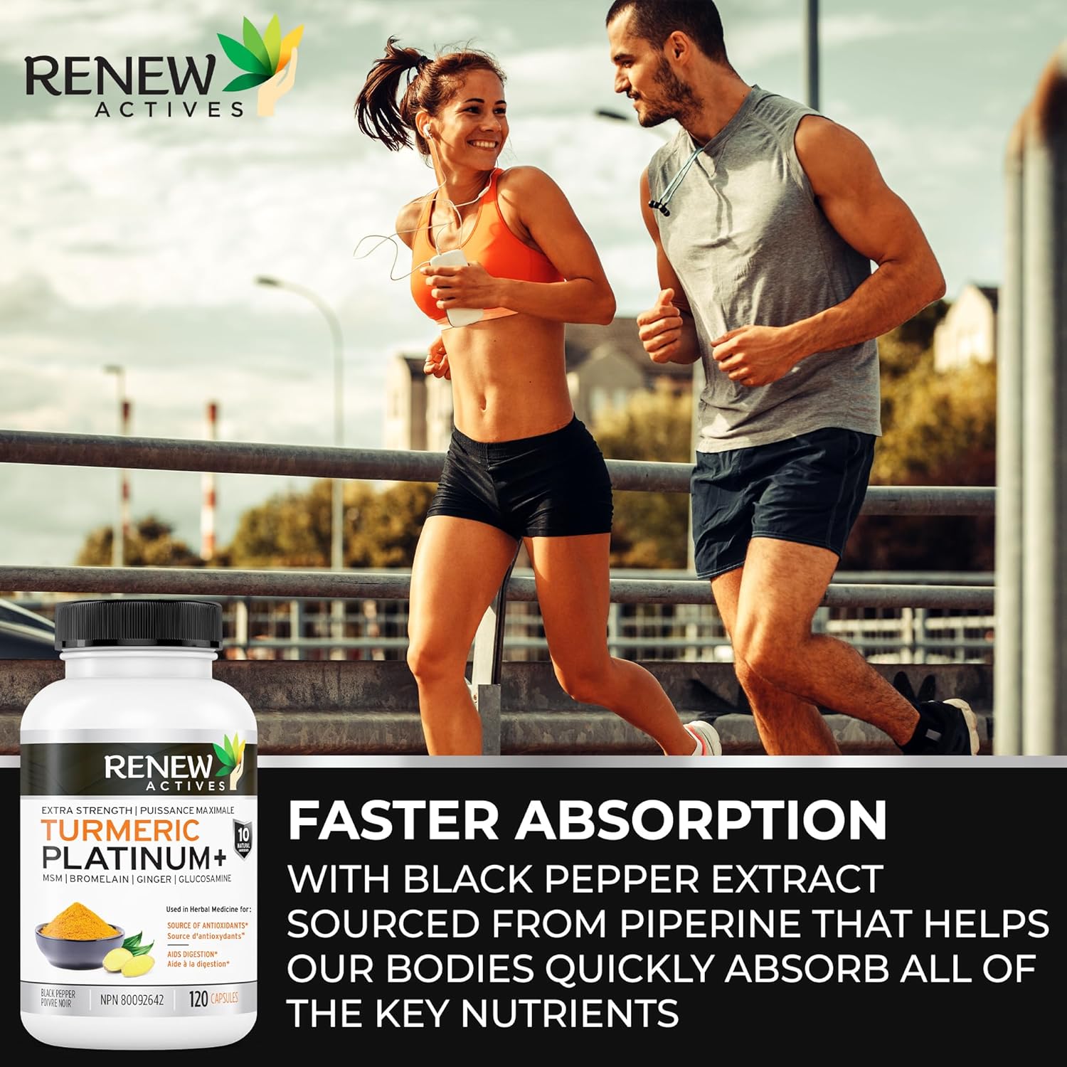 Renew Actives Turmeric Curcumin Supplement