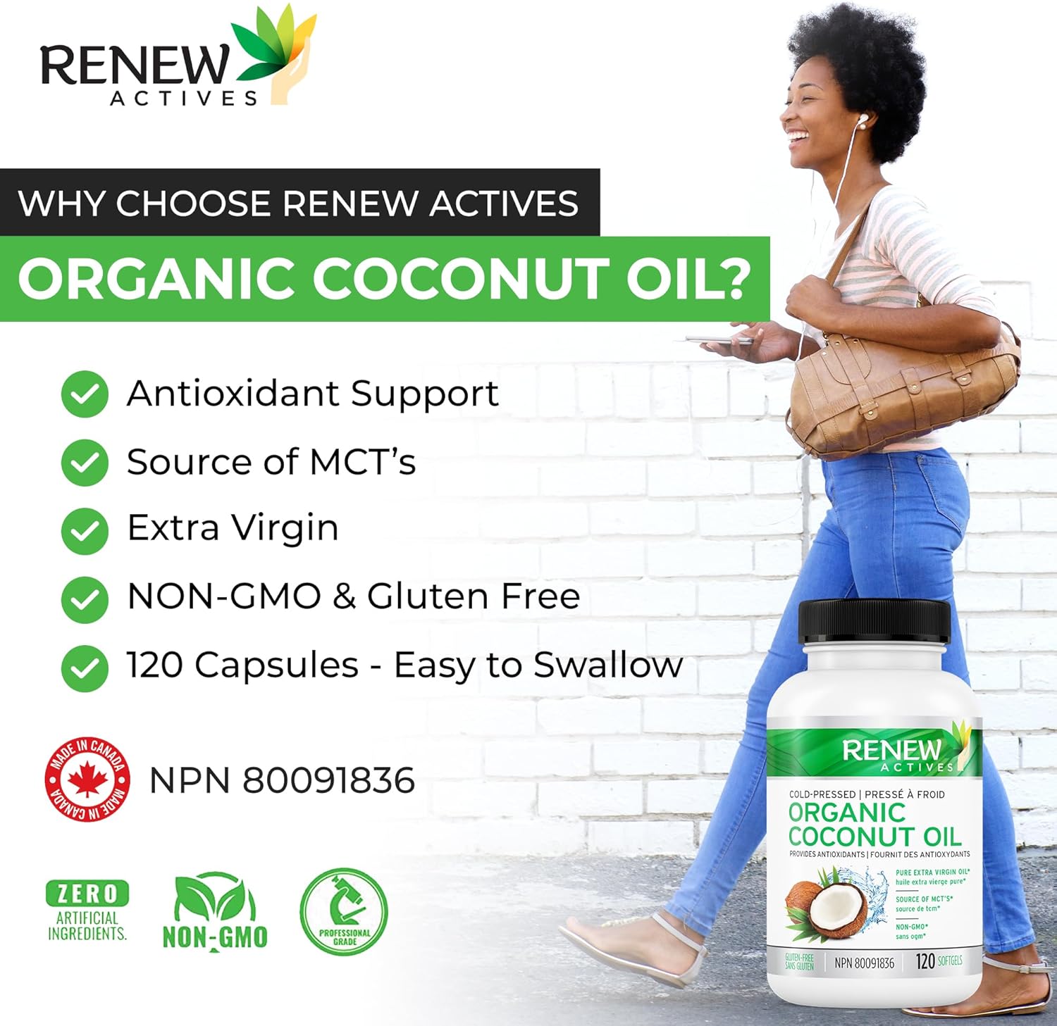 Renew Actives Coconut Oil Capsules