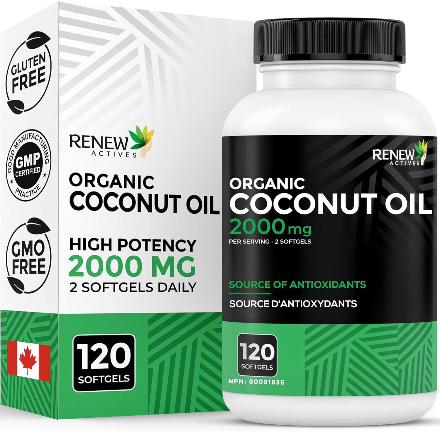 Renew Actives Coconut Oil Capsules
