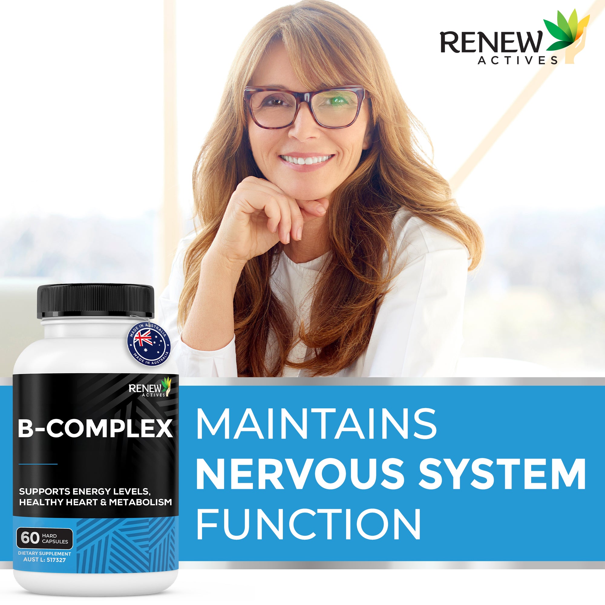 RENEW ACTIVES B-COMPLEX 60 Hard Capsules