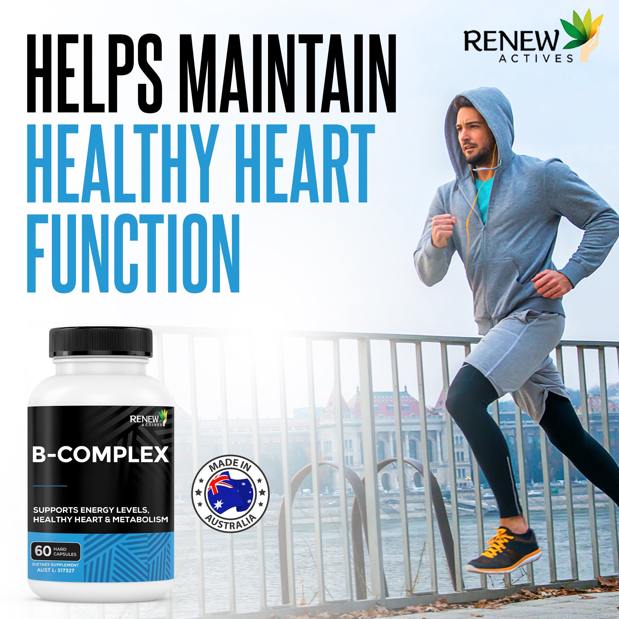 RENEW ACTIVES B-COMPLEX 60 Hard Capsules