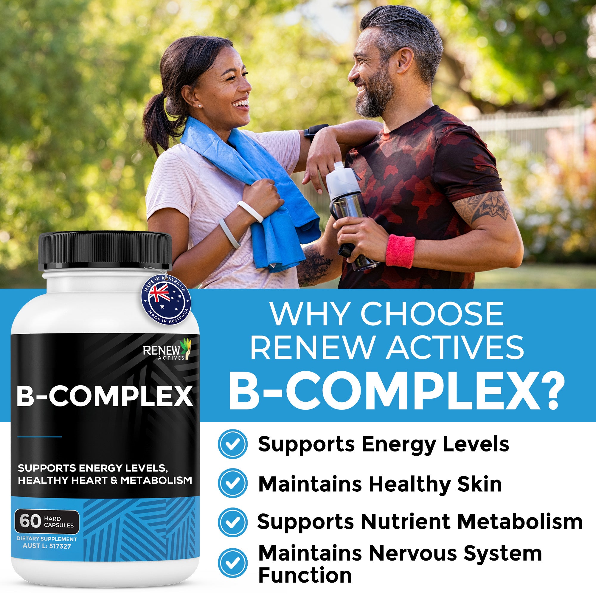 RENEW ACTIVES B-COMPLEX 60 Hard Capsules
